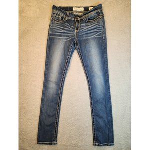 BKE Denim Womens Payton Jeans Skinny Stretch Low Rise Denim 29L